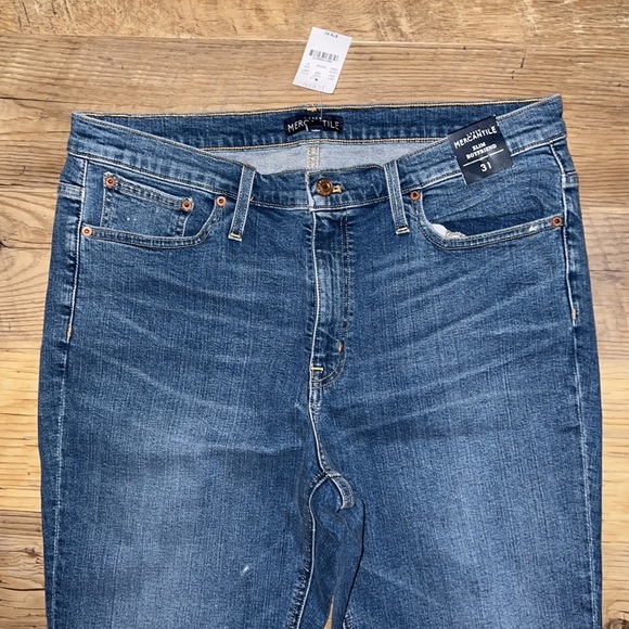 J. Crew: Mercantile Slim, cropped boyfriend jean - Picture 3 of 8